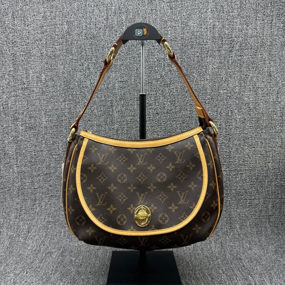 Louis Vuitton Tulum Brown Monogram Canvas Shoulder Bag 850-041425 - Picture 2 of 15
